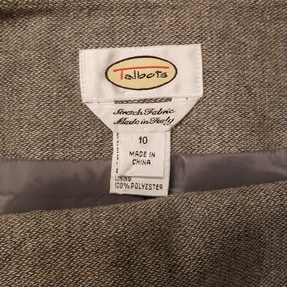 Talbots Gray Wool Blend Perfect Skirt! - Picture 5 of 8